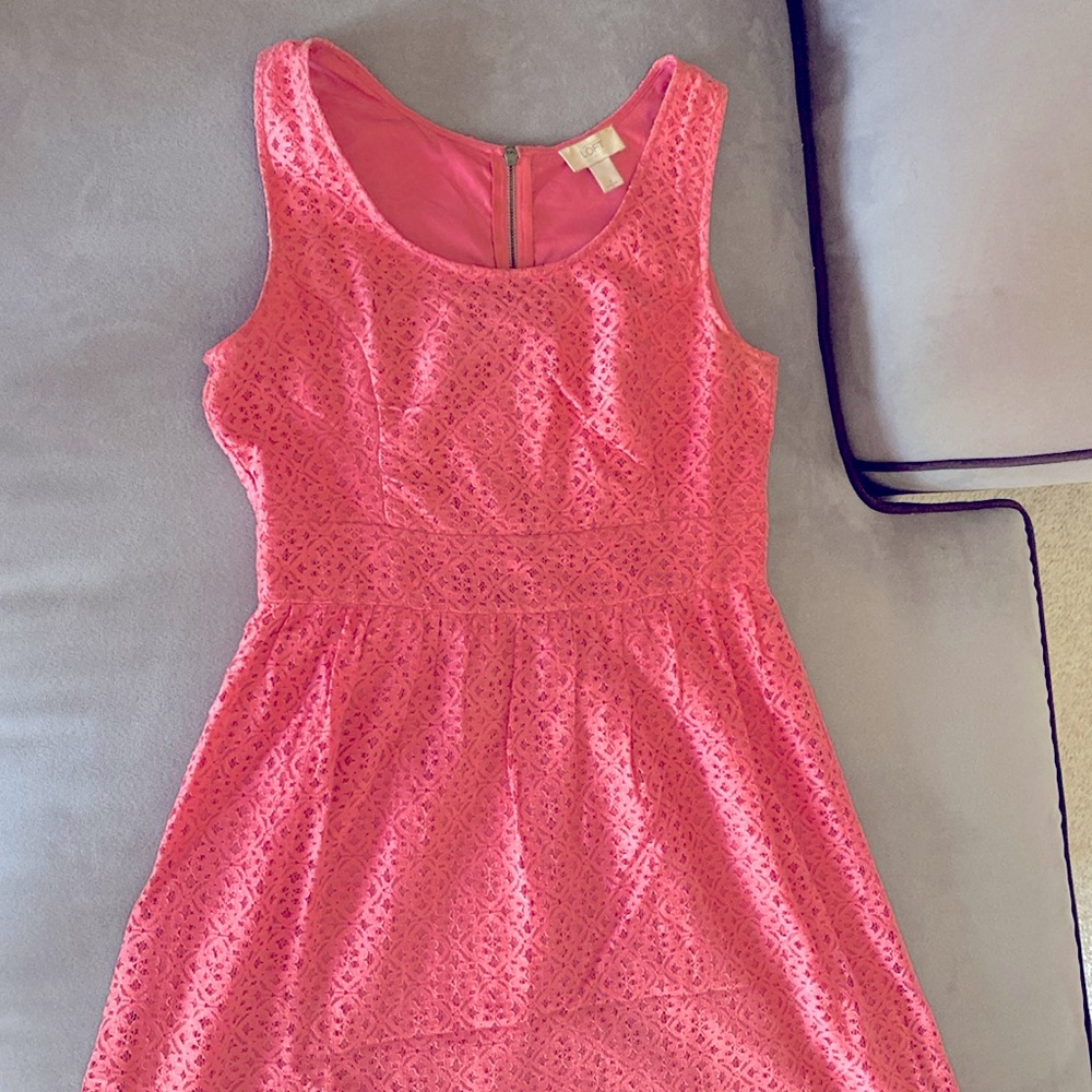Pink LOFT outlet dress, size 4